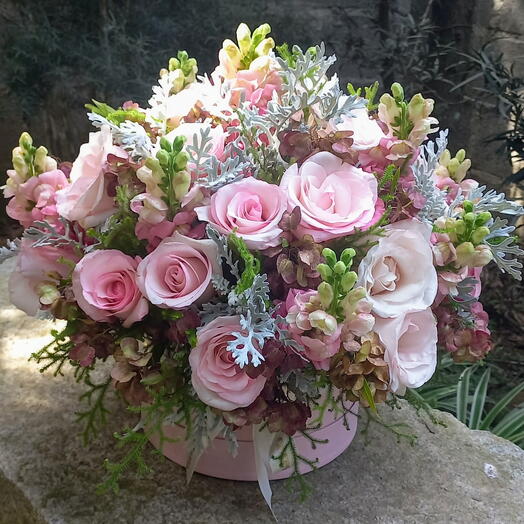 Arranjo Floral Porcelana