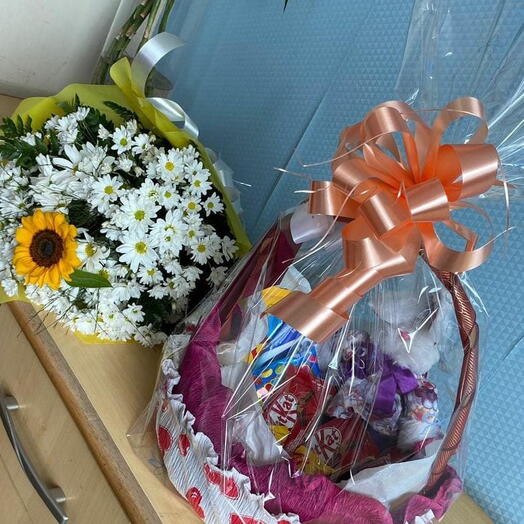 cesta chocolate doce encanto