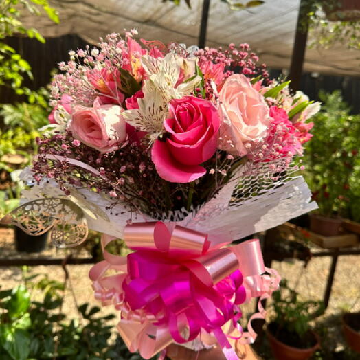 Buquê Com 20 Rosas