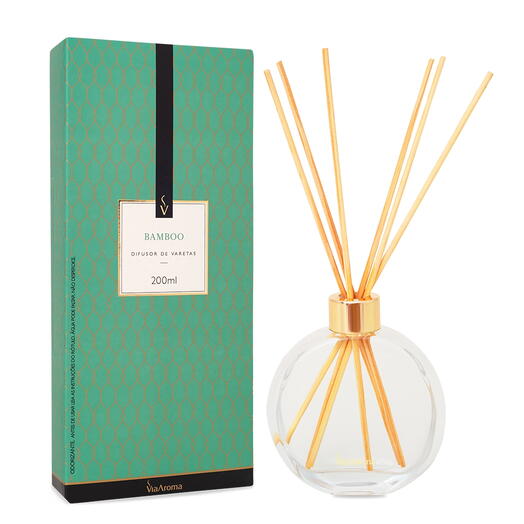 Difusor de Varetas Bamboo Via Aroma - 200ml