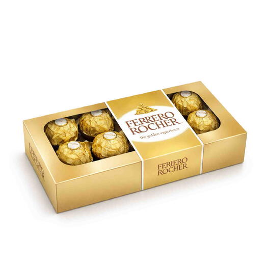 Caixa de Chocolate Ferrero Rocher c/8 bombons