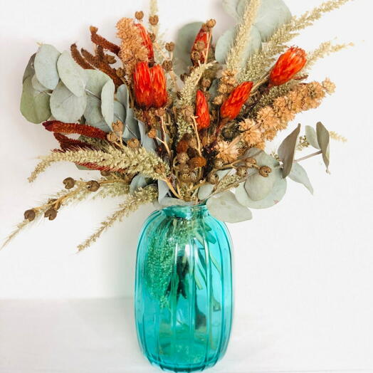 Arranjo De Flores Naturais Desidratadas