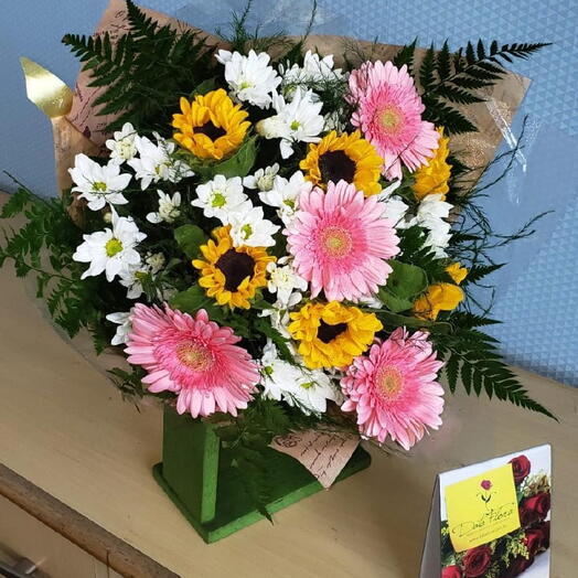 Bouquet de Gerberas e Girassois