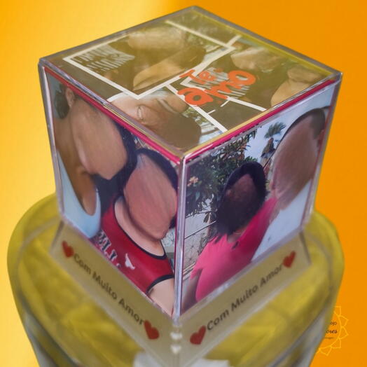 Cubo de Fotos Giratorio - Personalizado