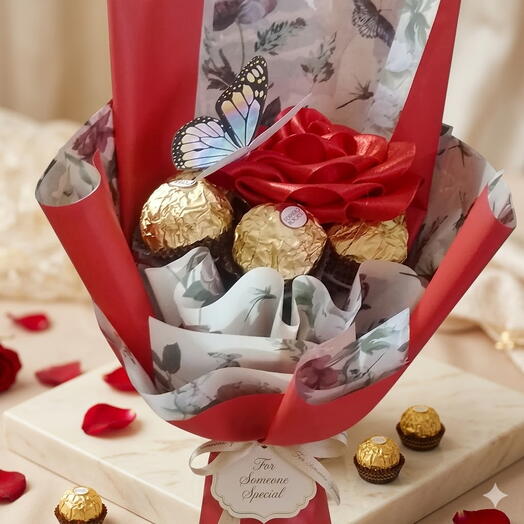 Mini Buque Ferrero Rocher