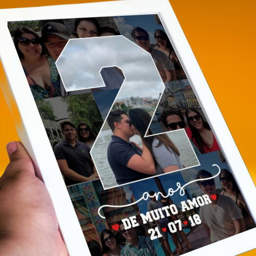 Quadro de Foto A4 - Personalizado