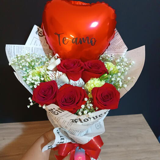 Buquê Coração Apaixonado