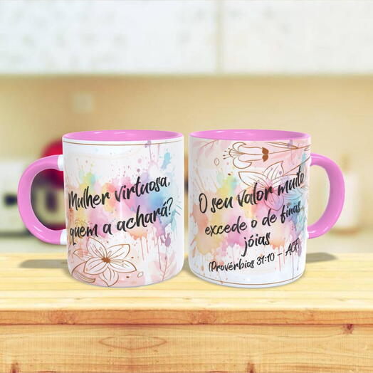 Caneca Personalizada Mulher Virtuosa