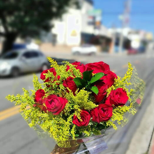 Buquê 12 Rosas