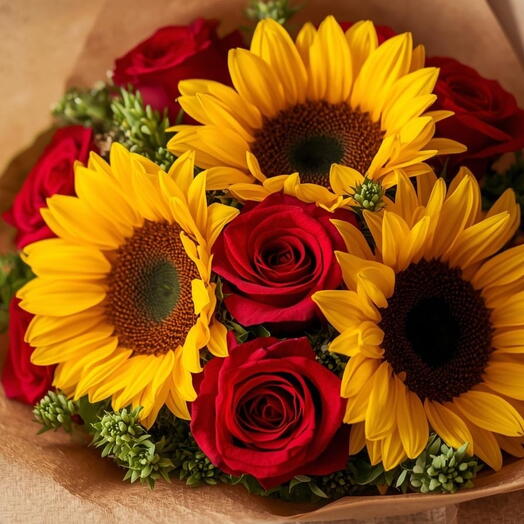 Buquê em Tons de Amor