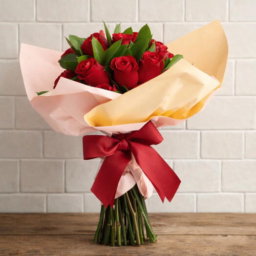 Buquê de 20 Rosas Vermelhas | La Floricultura