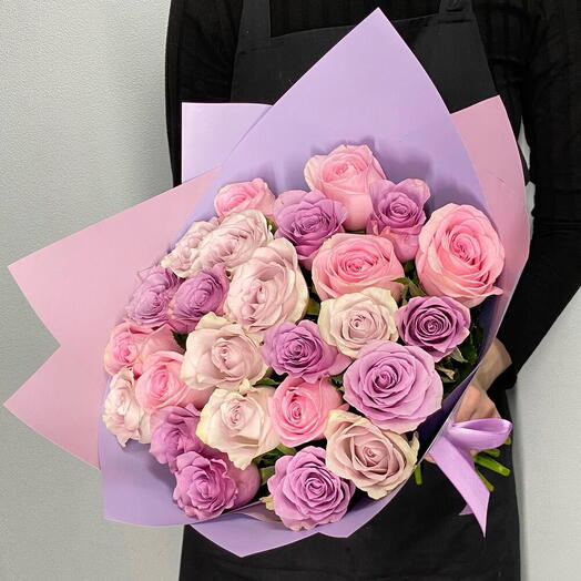 24 rosas delicadas
