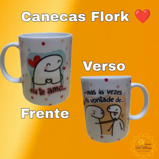 Canecas Flork Personalizadas - PERSONALIZE A SUA