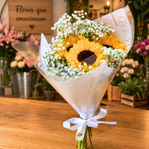 Bouquet 3 girassois
