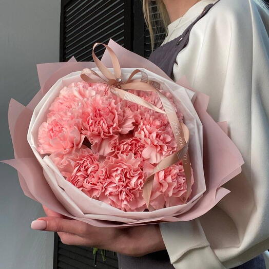Buquê de Cravos Rosa