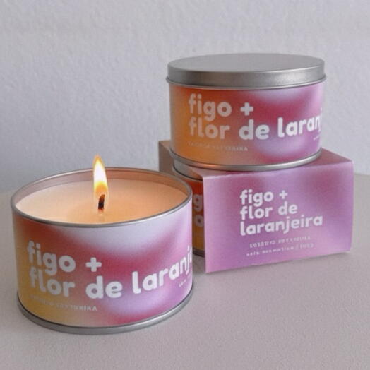 Vela Aromatica Figo+Flor de Laranjeira