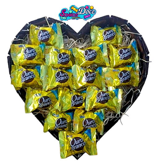 Coração Ouro Branco