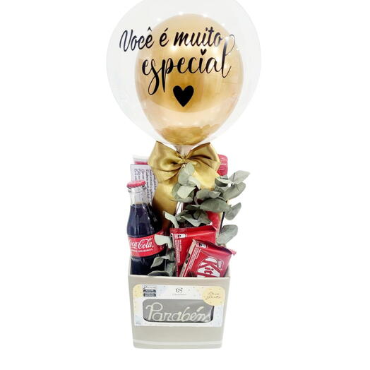 Box Parabens com Guloseimas