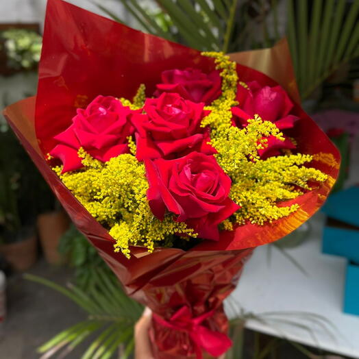 Buquê Rosas Vermelhas