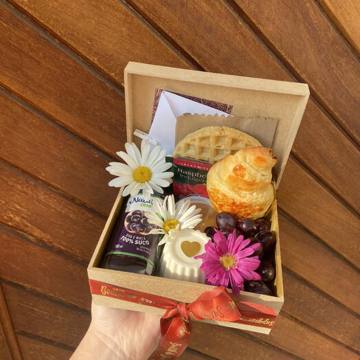 Cesta de Cafe da Manhã Vegetariano Individual