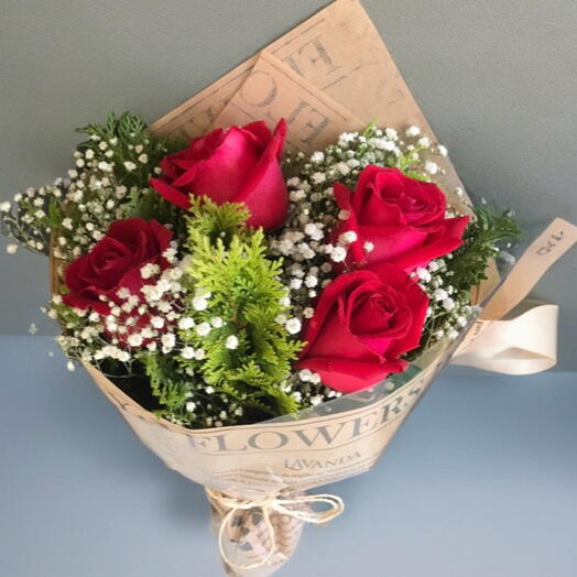 Buquê de Rosas Vermelhas