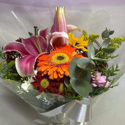 BOUQUET LIRIO COM GERBERA