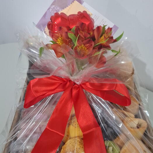 Cesta Especial Frios Vinho