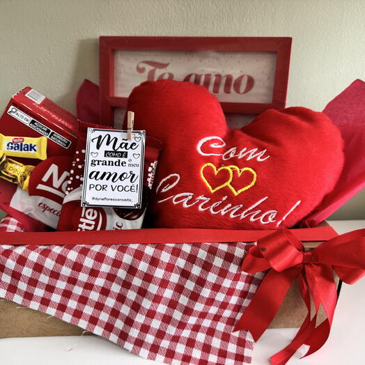 Cesta com Carinho Mamãe