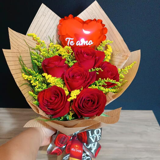 Buquê de Rosas - Rosas que Dizem Te Amo