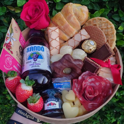 Cesta Cafe da manhã GRAZING FOOD