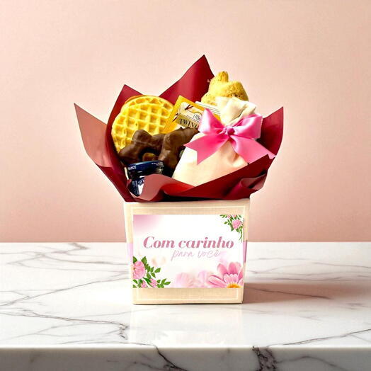 Cesta de Cafe da Manhã - Mimo de Bom Dia