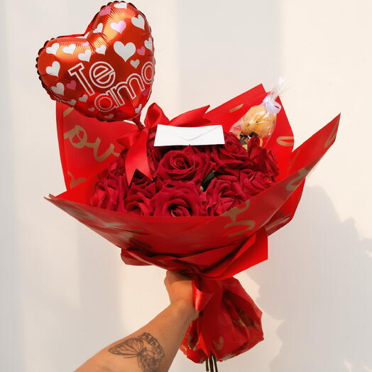 Dia das Mães - Buquê Premium de rosas vermelhas