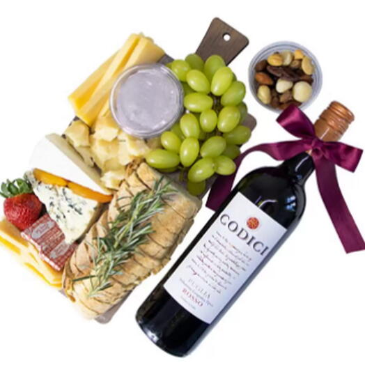 TABUA VEGETARIANA COM VINHO