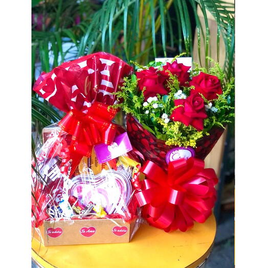 Combo Love Chocolate e Rosas