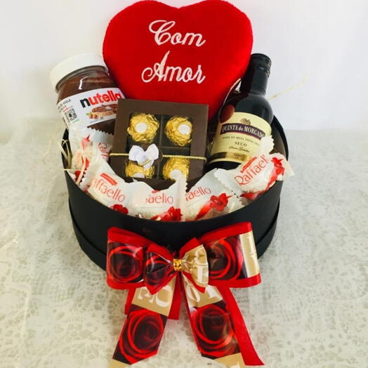 BOX MINI VINHO COM AMOR