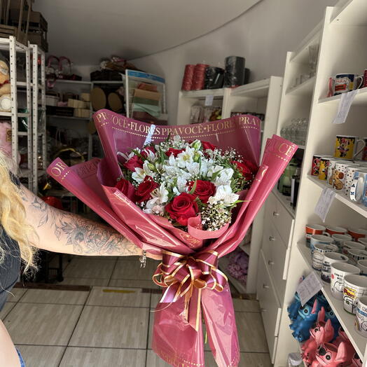 Buquê 12 Rosas Lux