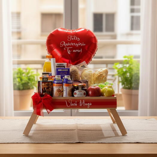 Cesta Pezinho Coração