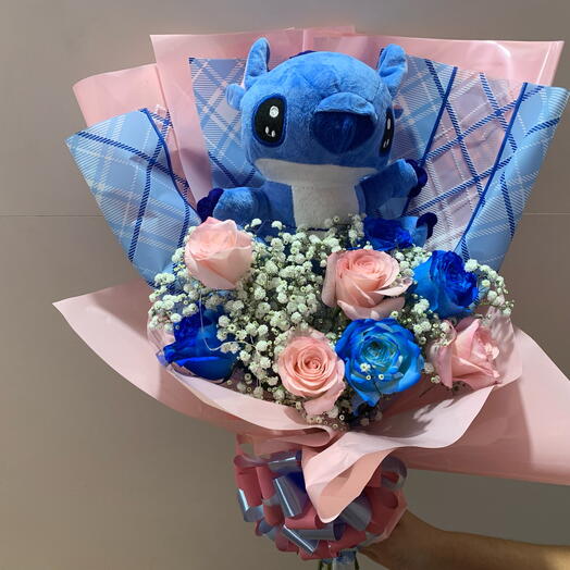 Buquê Stich que brilha