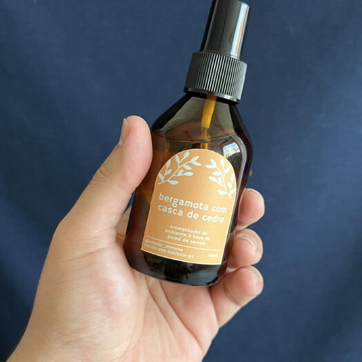 Aromatizador de Ambientes - Bergamota e Casca de Cedro