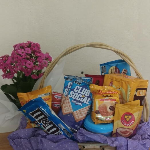 Cesta cafe da manhã para dois