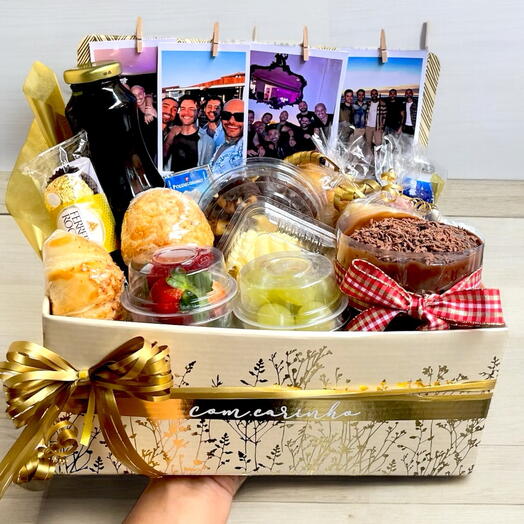 Mega cesta cafe diamante(Personalizavel)