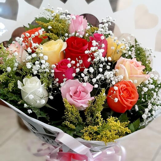 12 Rosas Colorida