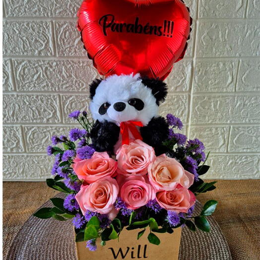 Box Rosas Para Você – Presente Especial com Rosas Cor de Rosa