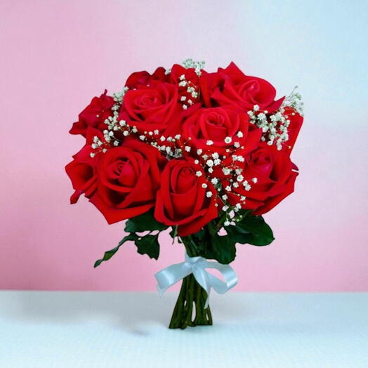 Buque 12 Rosas com Gipso