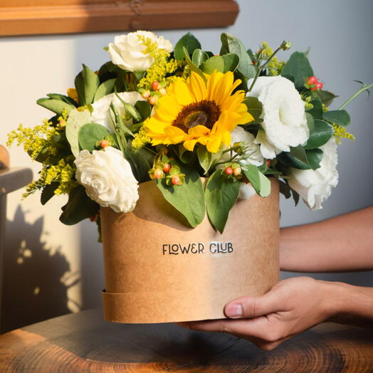 Arranjo Flores Surpresa em Cachepot