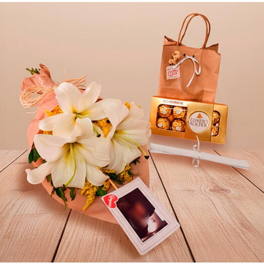 Buquê de Lirio Sofisticado