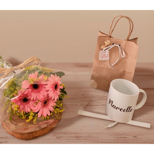 Kit Gerbera   Carinho