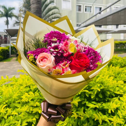 Mini Mix de Rosas Coloridas