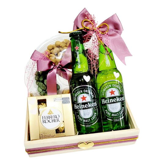 Cesta Box Happy Hour Rose