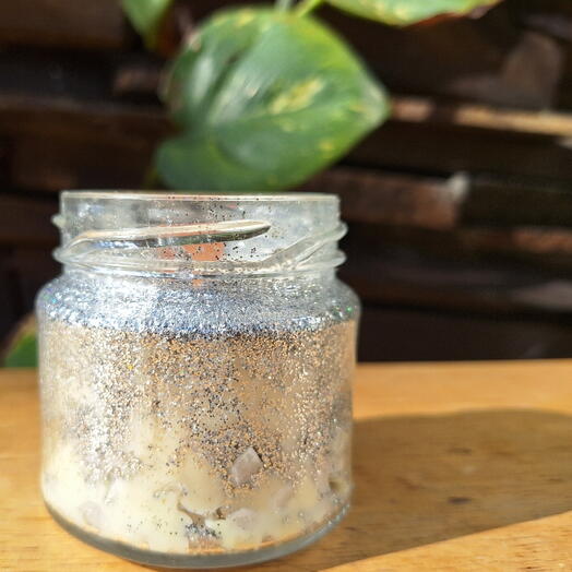 VELA AROMATICA WHITE LAVANDA FRANCESA E VIOLETA